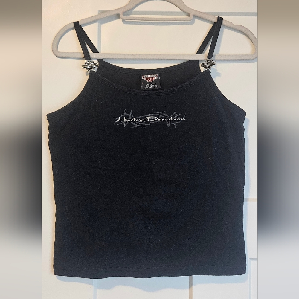 Harley-Davidson Women's Black Logo Tank Top